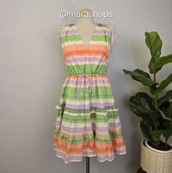 Banjanan Becca Fruit Stripe Mini Dress - Picture 2 of 8